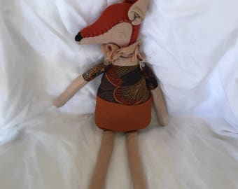 studio escargot handmade waldorf dolls | handmade Fox Doll