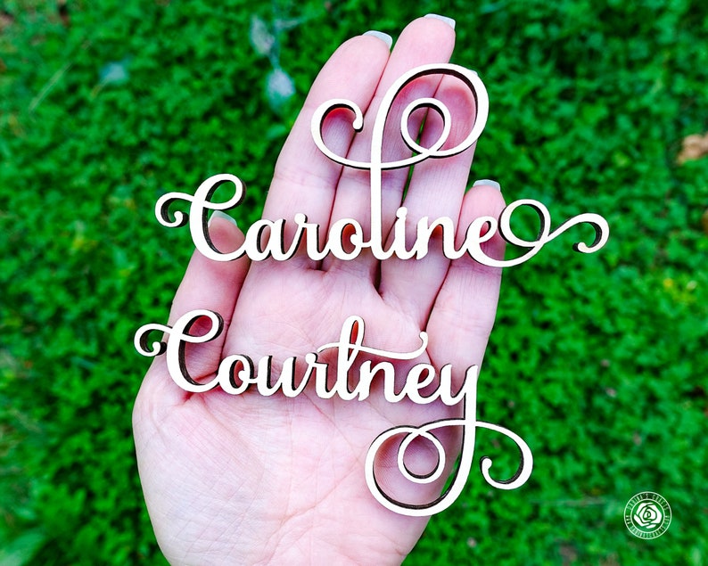 Custom Wood Word Sign, Small Personalized Wood Word Cutout, Wooden Name ...