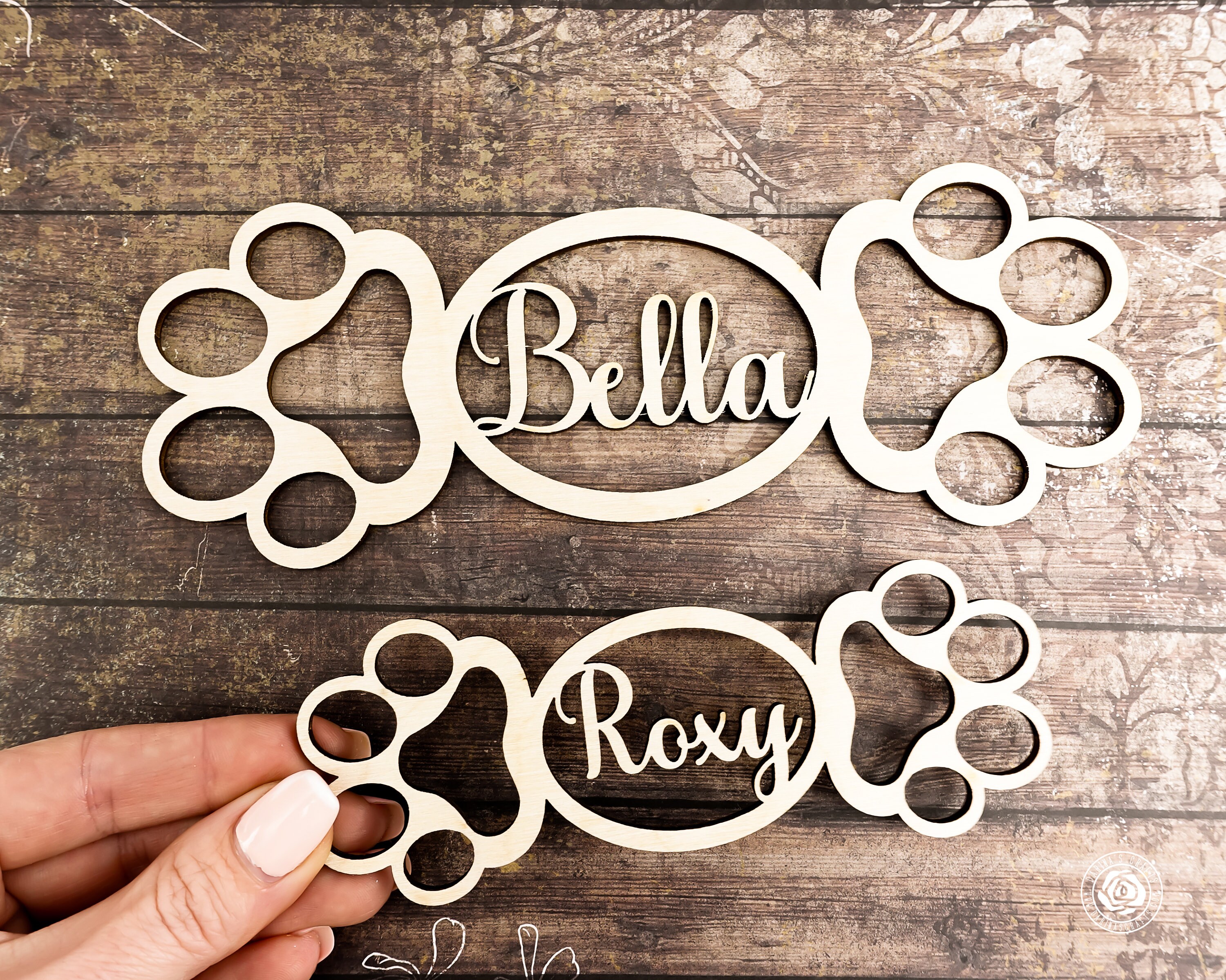 Personalized Dog Name Sign, Wood Dog Name Plate, Dog Name Plaque, Custom  Dog Paw Shape Sign - Etsy Australia