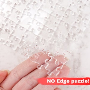 NO Edge Impossible Clear Puzzle, Impossible Acrylic Jigsaw Puzzles for adults