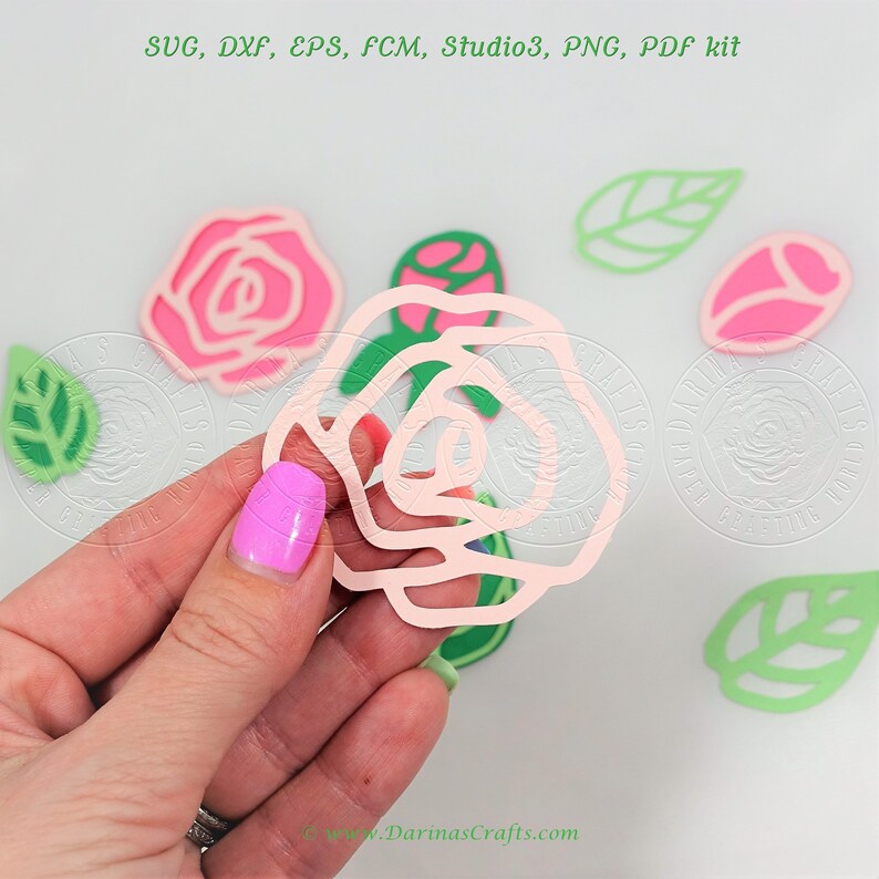 Download Paper Flowers Svg Paper Rose Svg Template Kit Dxf Laser Cut Pdf Digital Download For Cricut And Silhouette Papercut Vintage Roses Svg Diy Kits Electronics Accessories Efp Osteology Org