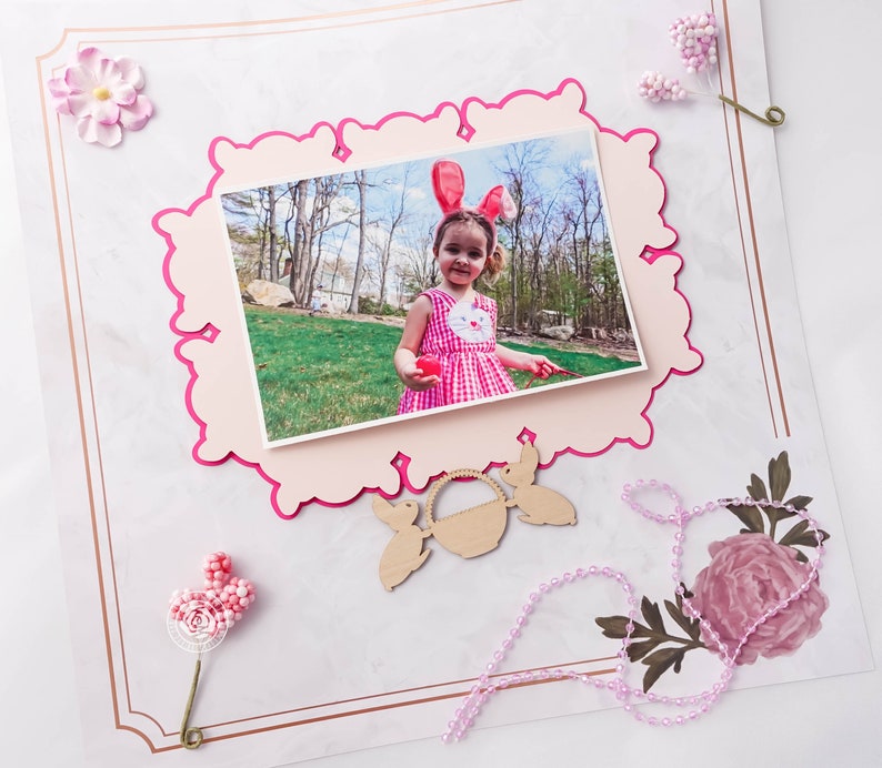 Download 5 Easter Bunny Frames SVG bundle Easter Doilies SVG kit ...