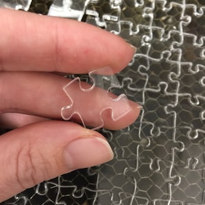 Impossible Clear Jigsaw Puzzles, Custom Acrylic Puzzle for adults