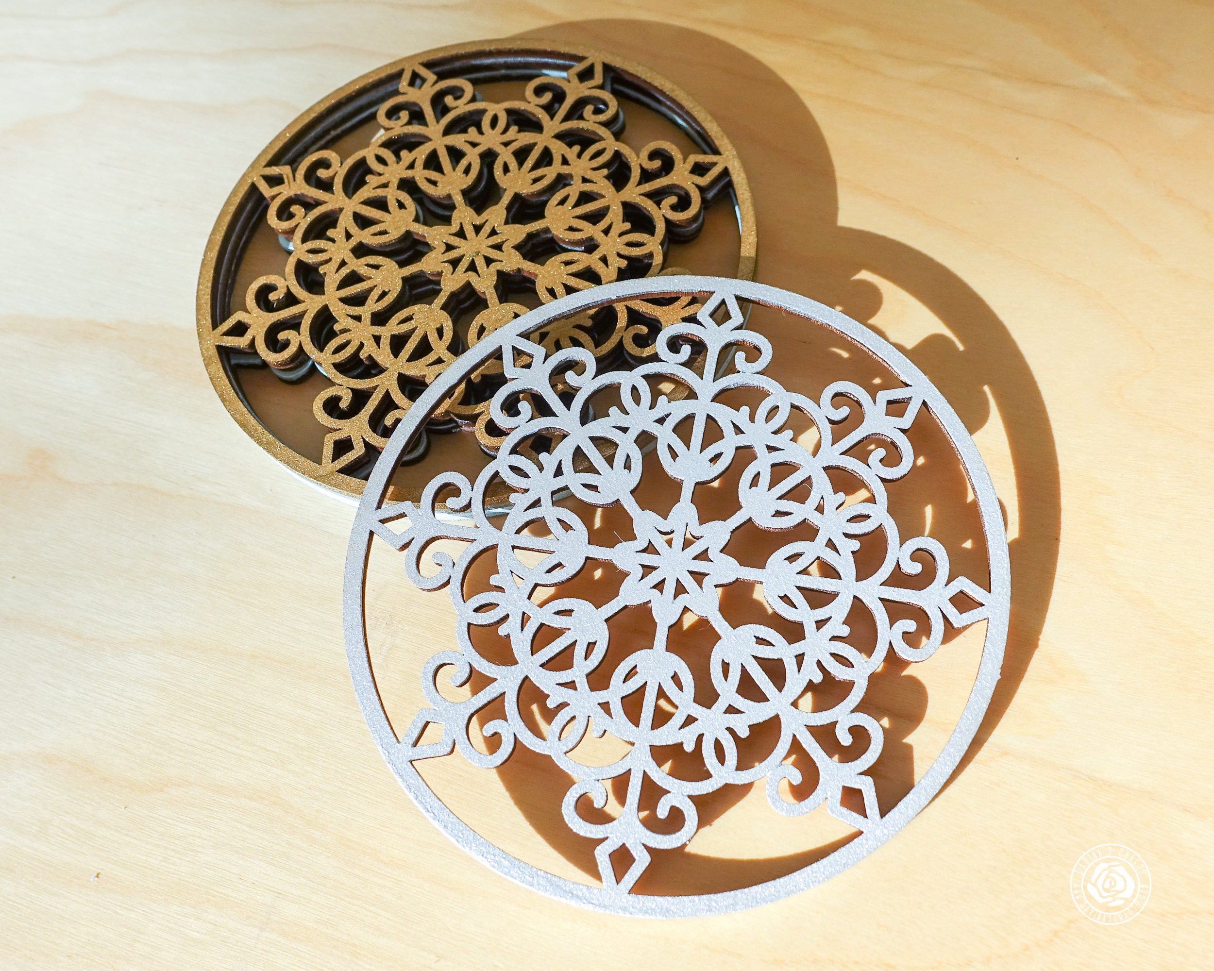 Coasters Snowflake Set of 6 - Buttonworks