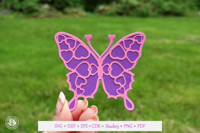 Download 3d Butterfly Svg Kit Heart Butterfly Svg Bundle Diy Kits Electronics Accessories