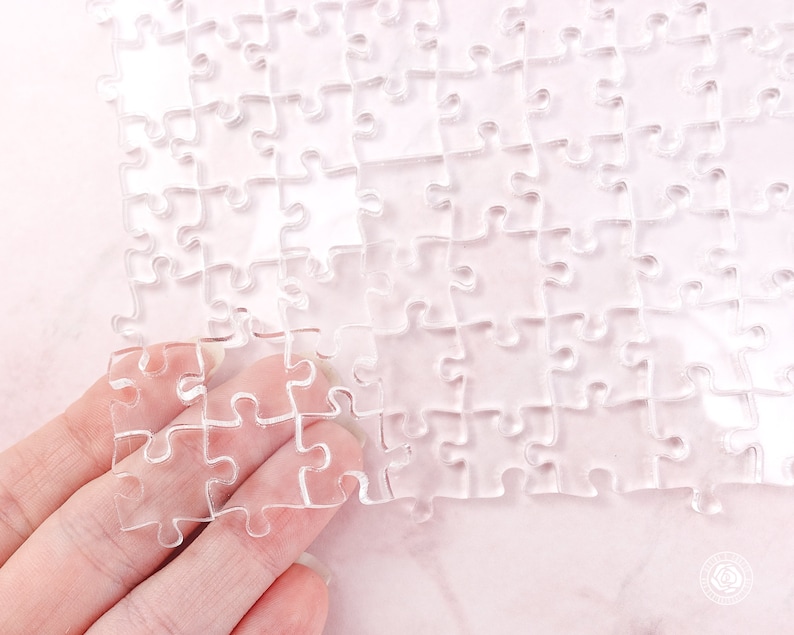 NO Edge Impossible Clear Puzzle Impossible Acrylic Jigsaw Etsy