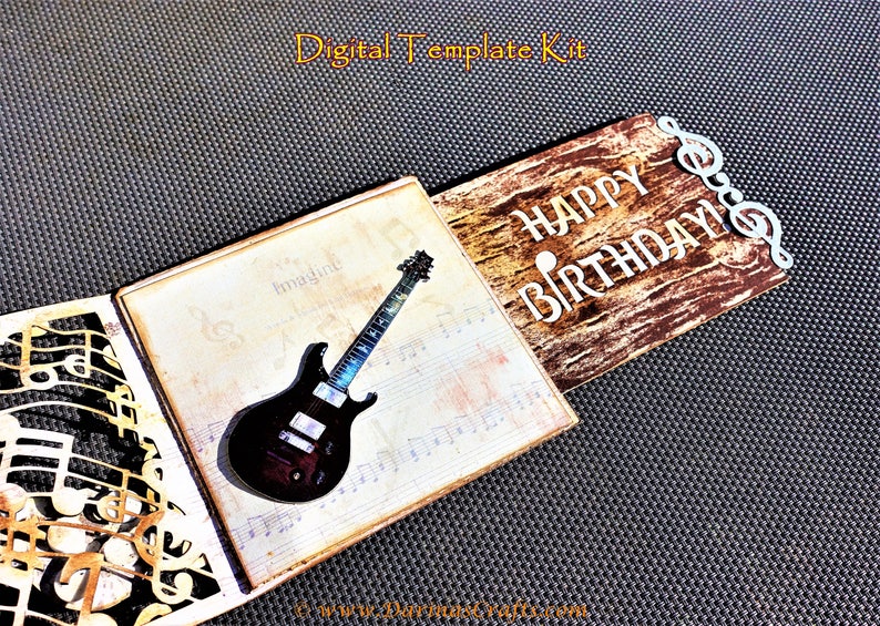 Download Card for Musicians SVG Bundle Musical Card SVG Guitar Card ...