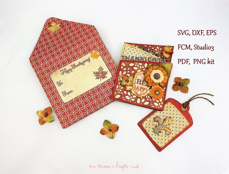 Download Thanksgiving Card SVG bundle Z fold card SVG Thanksgiving ...