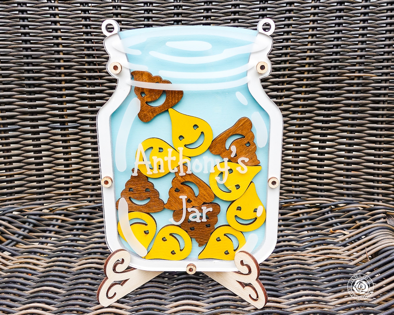 Potty Training Jar Personalized Rewards Jar Custom Toilet Etsy