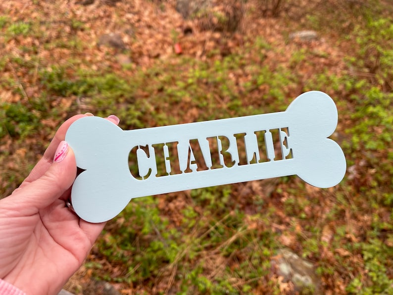 Personalized Dog Name Sign Wood Dog Name Plate Dog Name - Etsy