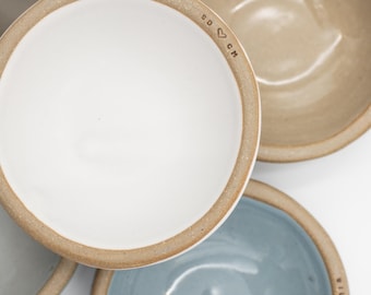 Custom Handmade Ceramic Jewelry Dish, Personalized Gift