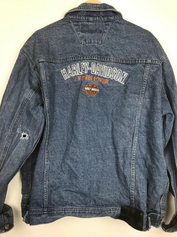 Vintage Harley Davidson Jean Jacket