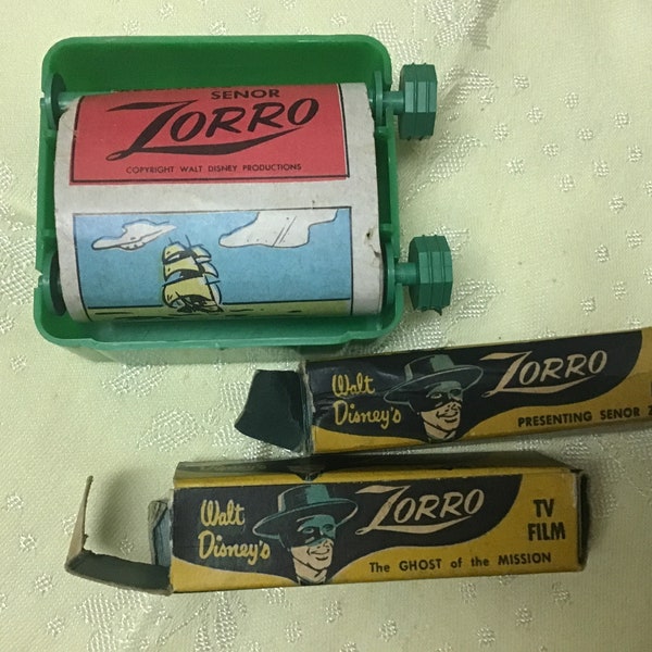 Vintage Lido Toy Zorro movies Walt Disney