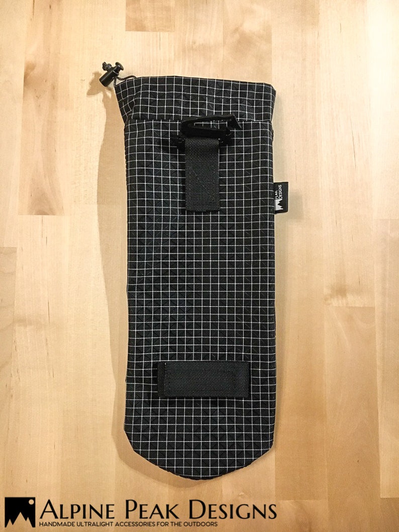 Water Bottle Holder 210D HDPE Gridstop Black Etsy UK