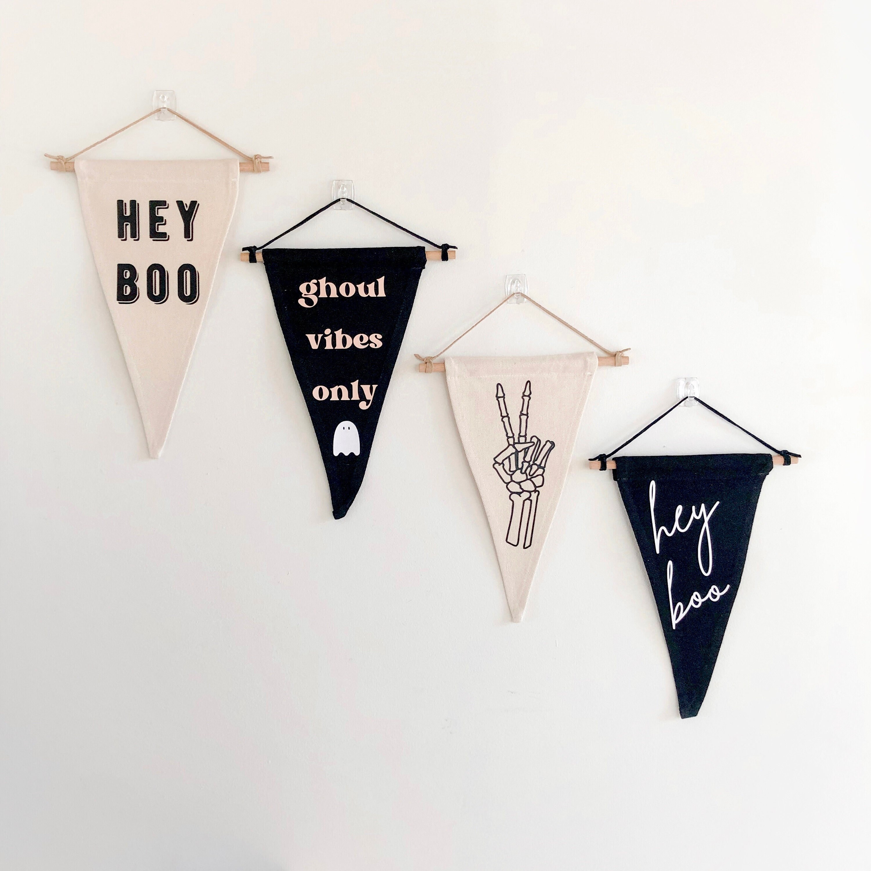 Boho Halloween Halloween Decor Wall Hanging Ghost Decor Etsy