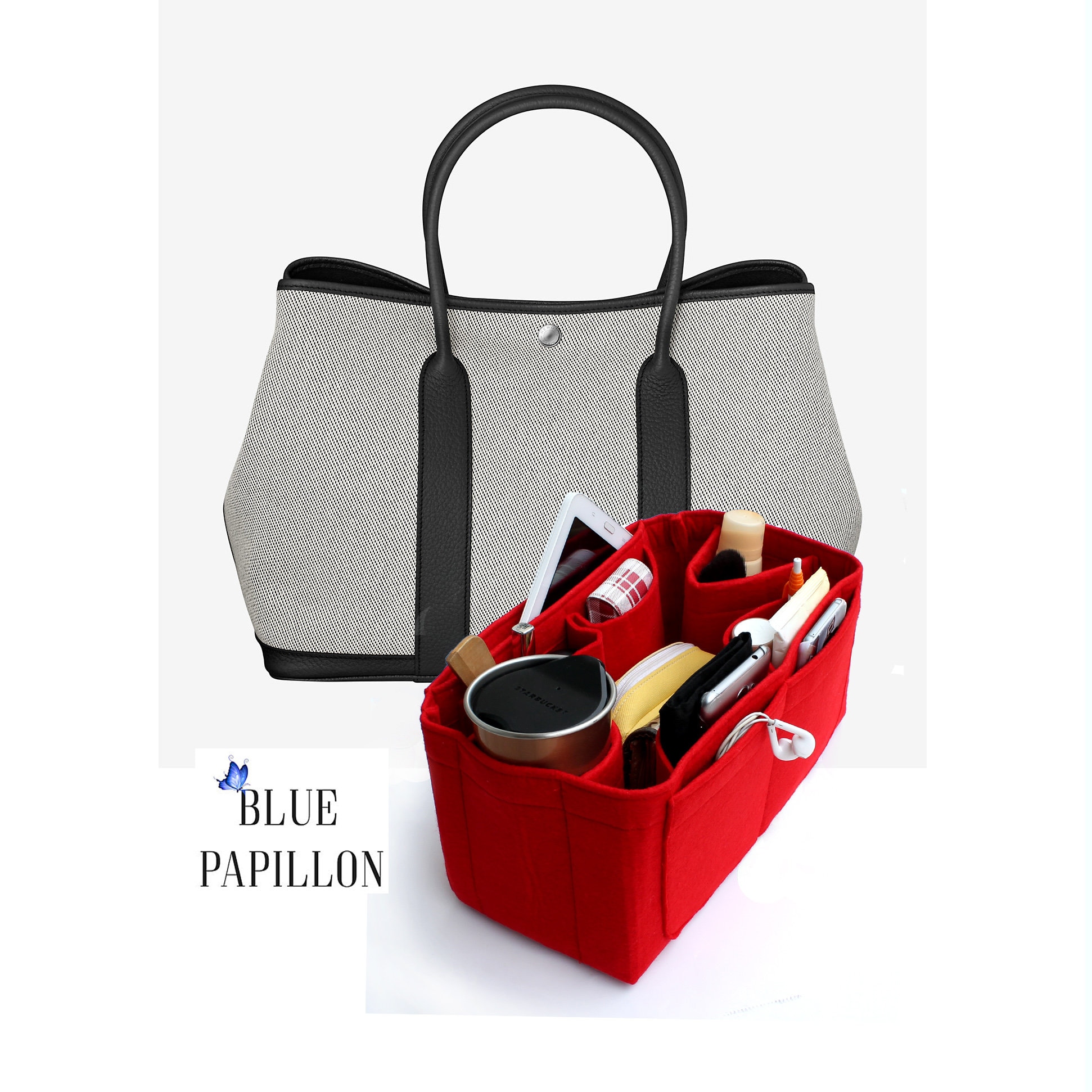 Hermes bag organizer Hermes Garden Party organizer Organizer Etsy