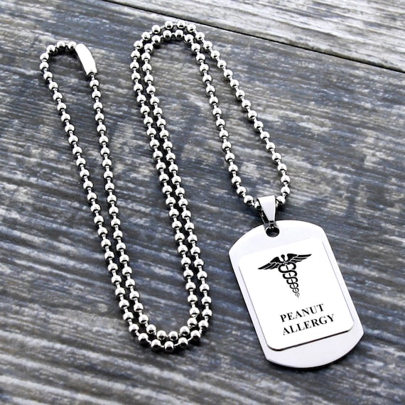 Medical allergy necklace Outlet
