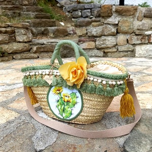 Italian Straw Bag Etsy Canada