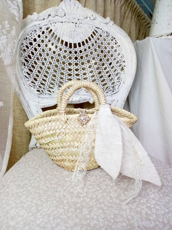 Box straw bag sale