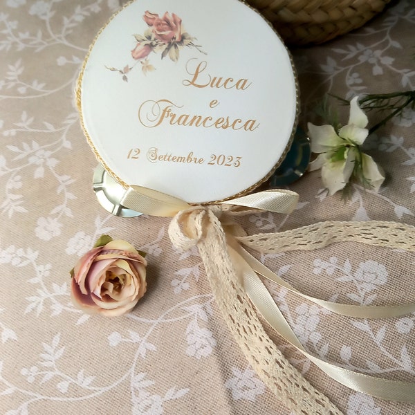 tamburello per matrimonio, bomboniera segnaposto personalizzata con nome degli sposi , tamburo siciliano