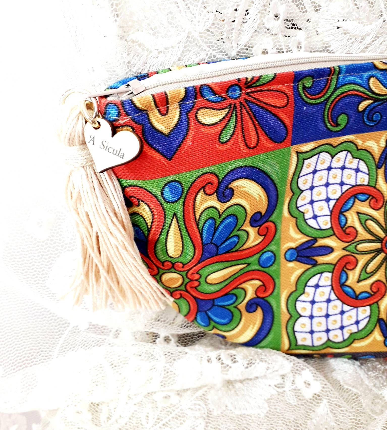 Floral Zipper Case Zipper Bag Makeup Case Holiday Gift Etsy UK