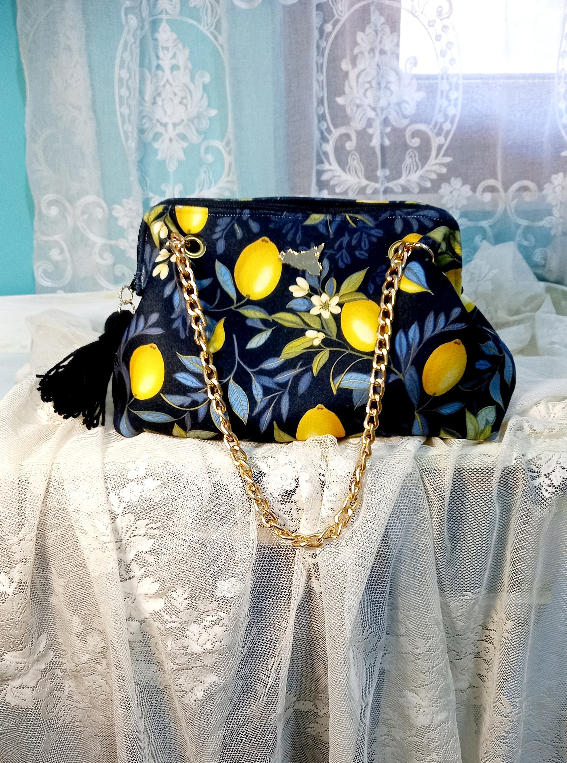 Lemon Yellow Handbag Etsy