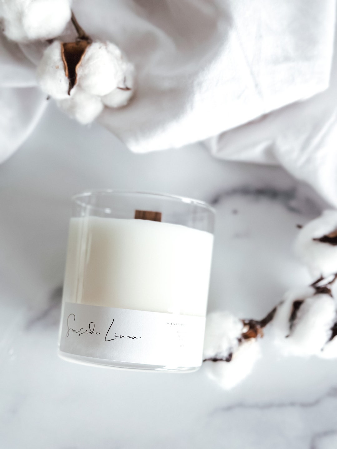 Linen Candle Scent Linen Candle Fresh Linen Candle fresh Etsy