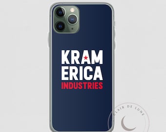 Kramerica Industries Fake Logo, Seinfeld TV show, Cosmo Kramer, various iPhone Models
