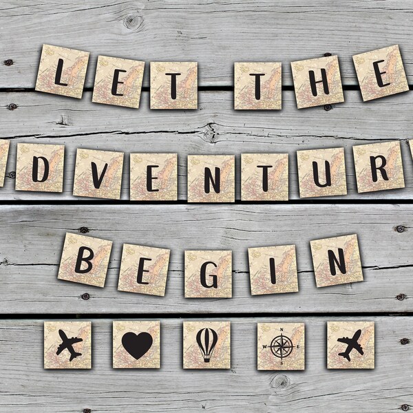 Let the Adventure Begin - Etsy