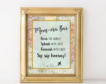 On Sale Books For Baby Sign World Map 8x10 Travel Theme Etsy