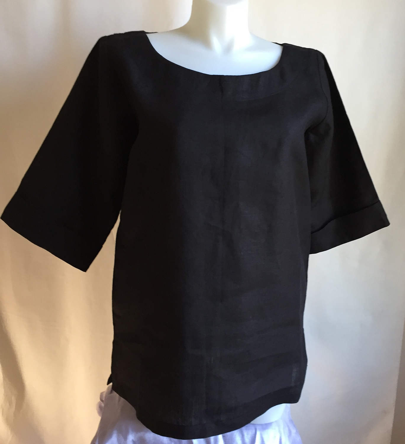 linen tunic tops plus size