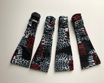 Cotton Headband African Fabric Ethnic Thick Elastic Back Stretch Animal Print