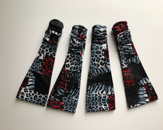 Cotton Headband African Fabric Ethnic Thick Elastic Back Stretch Animal Print