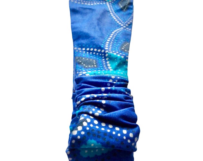 Cotton Headband African Fabric Ethnic Thick Elastic Back Stretch Blur