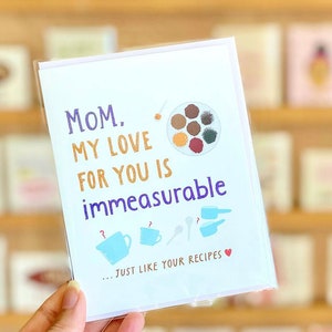 Immeasurable Love- Indian, Mother&#39;s Day, Mom Love, Desi, South Asian, Pyarful, Pakistani, Indian card, Recipe