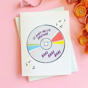 Bhai Bhai Bhai  -  Brother, Indian Card, Pyarful, Desi, South Asian, Rakhi card, Raksha Bandhan