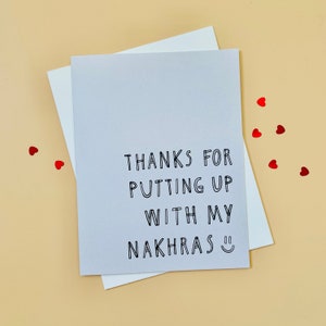 Nakhras- Valentines Day, South Asian, Indian, Pakistani, Indian Card, Desi, Pyarful, Love Card