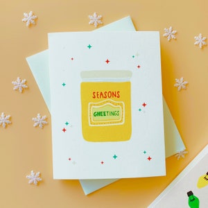 Seasons Gheetings - Cartão de Natal Desi, Sul-Asiático, Indiano, Paquistanês, Hindi, Urdu, Pyarful
