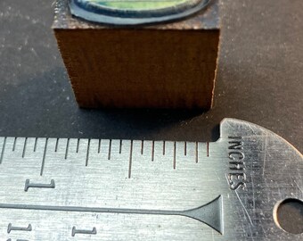 Vintage Carrier Logo Letterpress Printing Block