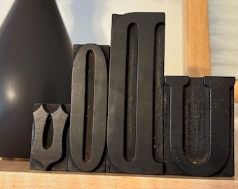 Vintage wood type decor .. U Do U