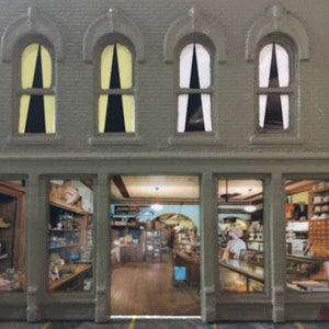 N Scale Store Scenes