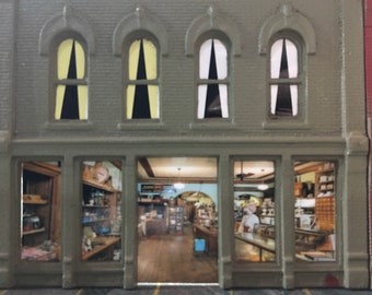 N Scale Store Scenes