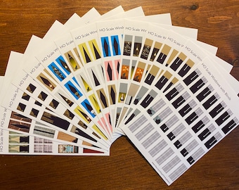 HO Scale Window treatments