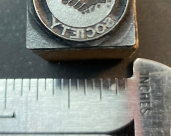Vintage Letterpress Engraving: Professional Photographers Assn Logo