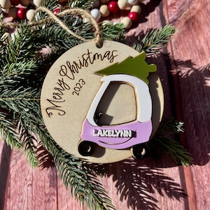 Cozy Coupe Ornament, Kids Christmas Ornament, Baby’s First Christmas, Christmas Car, Christmas Cozy Coupe