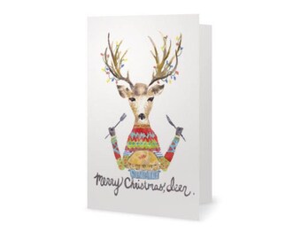 Merry Christmas, Deer. -Holiday Card