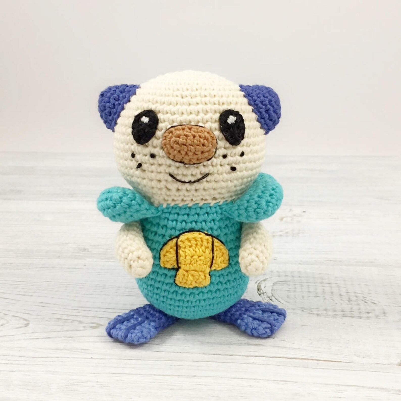 Pokemon Oshawott Crochet Pattern Amigurumi Crochet Pattern Etsy