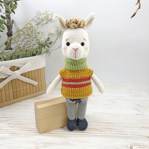 Llama Crochet Pattern, Alpaca Amigurumi Pattern, Amigurumi Llama PDF, Cute Crochet Alpaca, Alpaca Toy Crochet Pattern, Amigurumi Llama PDF image 2