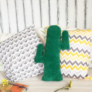 Cactus Crochet Pattern, Crochet Cactus, Cactus Pillow, Knit Pushion Pillow, Succulent Pillow, Plush Cactus, Cacti, Minimalist Pillow, Scanty image 9