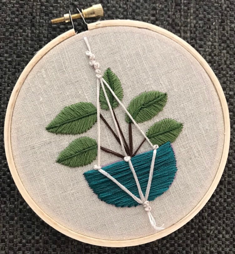 Embroidery hoop 4inch macrame plant hanger hoop Etsy